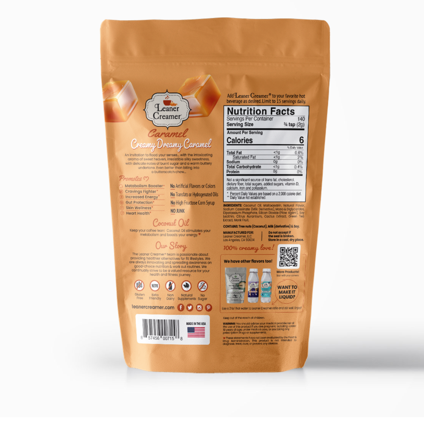 Caramel Coffee Creamer 9.9oz