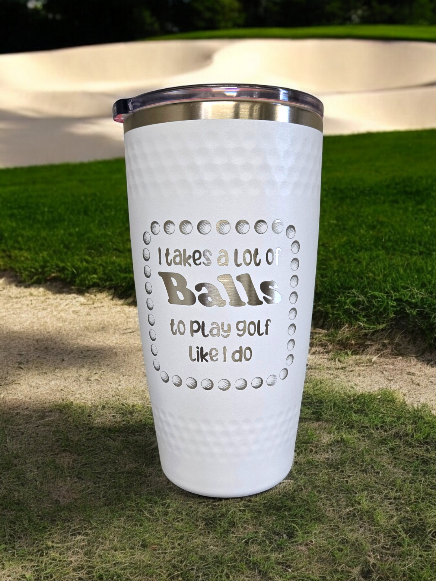 20oz Golf Tumbler w/Sliding Lid
