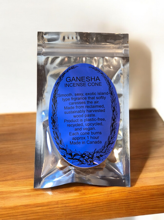 Ganesha's Garden Ganesha Cone Incense 5 Cone Pack