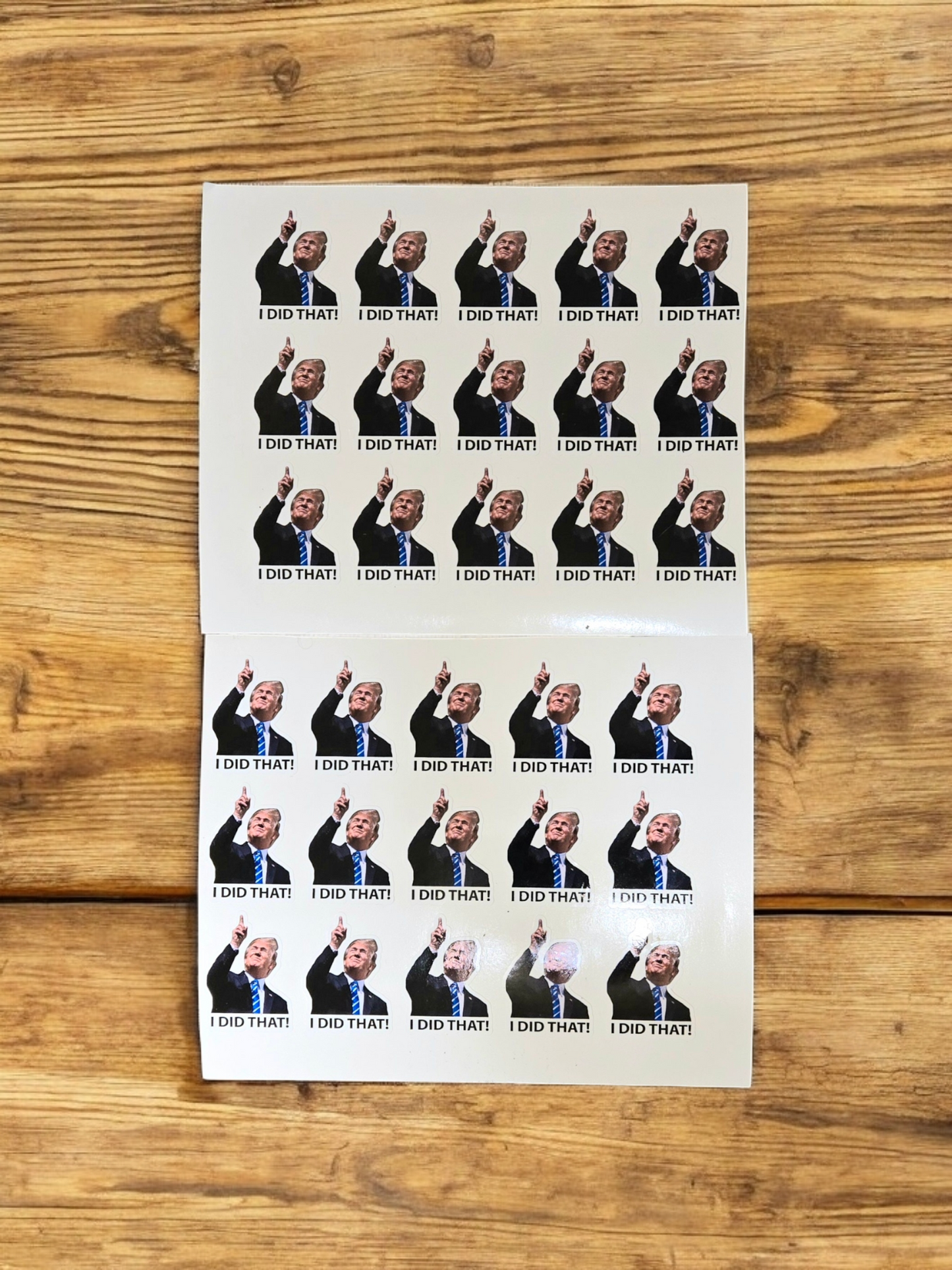 "I did that" Vinyl Sticker 2"x1.25" (30 pack)