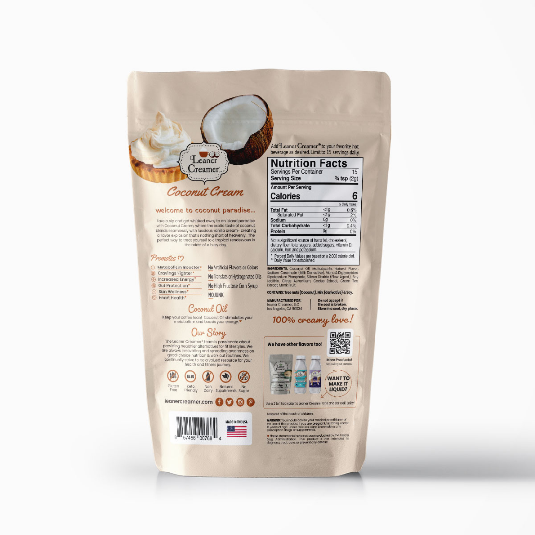 Coconut Cream Coffee Creamer – Limited Edition 9.8oz
