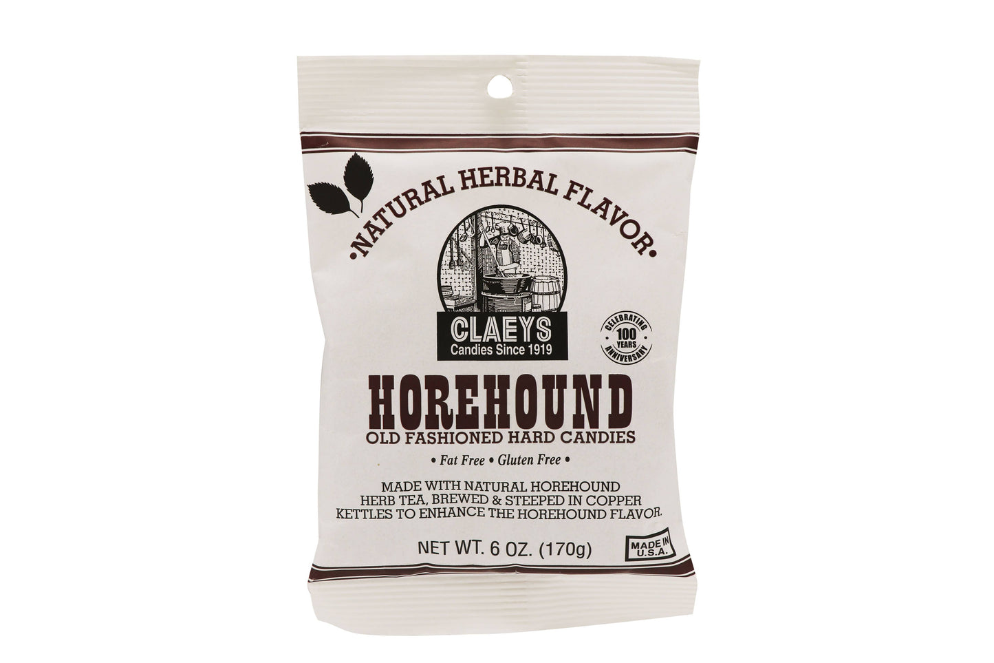 Claeys Old Fashioned Hard Candies Horehound, 6oz Bag