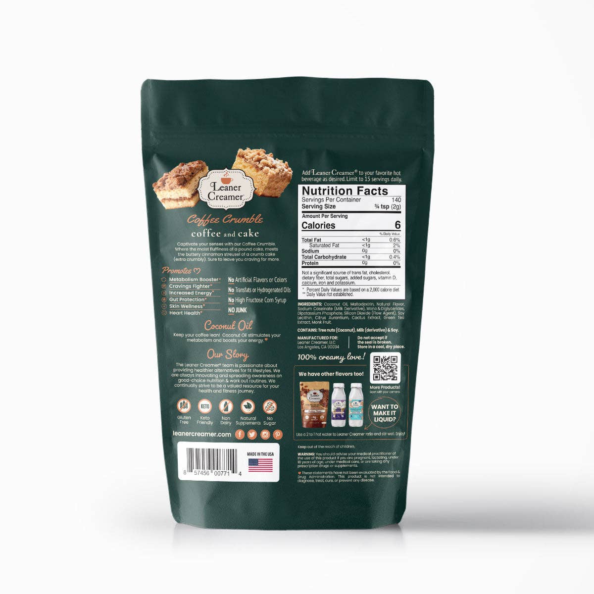 Coffee Crumble Coffee Creamer - Limited Edition 9.8oz