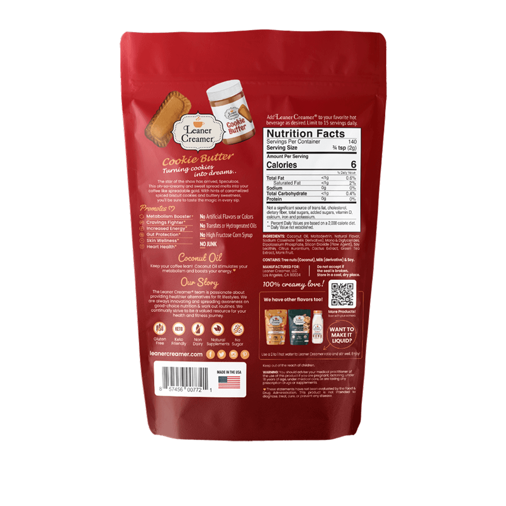 Cookie Butter Coffee Creamer 9.8oz