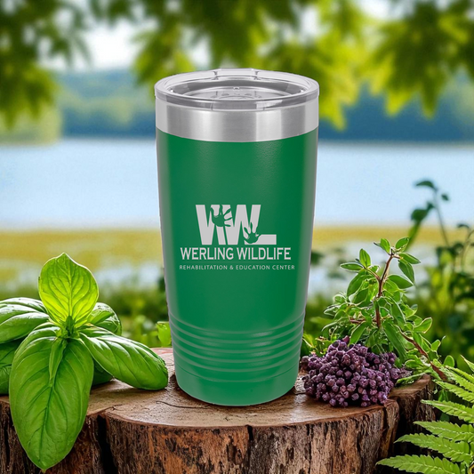 Werling Wildlife Rehabilitation Green 20oz Tumbler