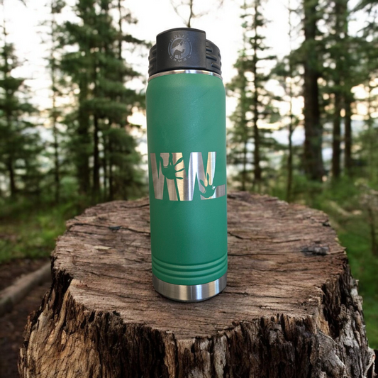 Werling Wildlife Rehabilitation 32oz Green Bottle