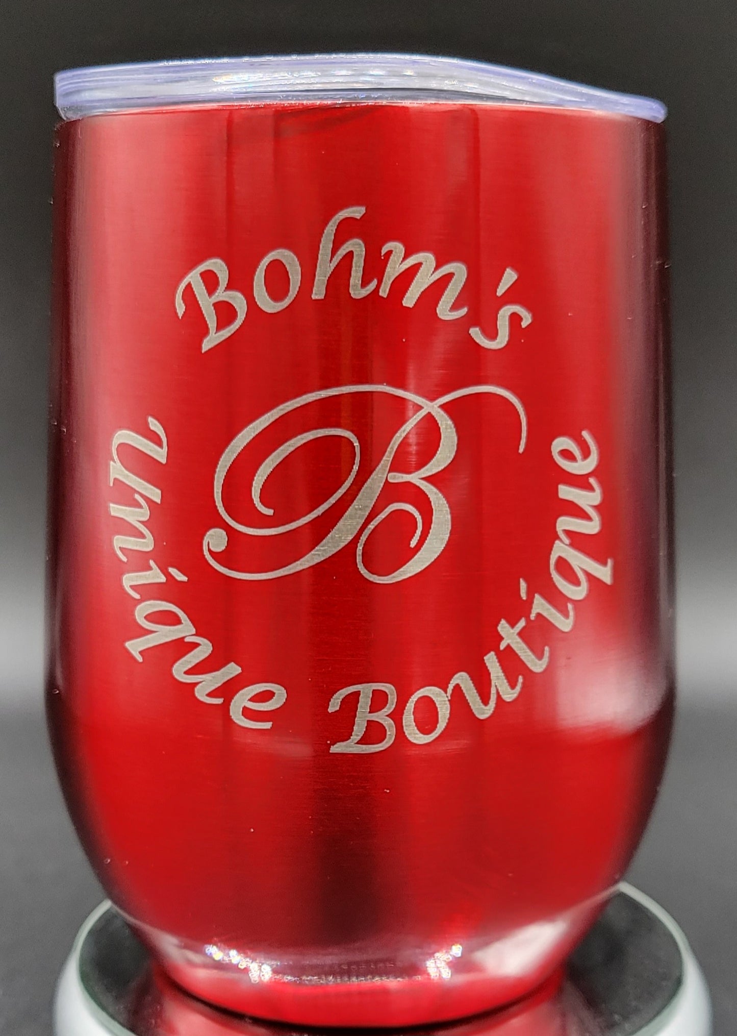 Custom Engraved Wine Tumbler 12oz