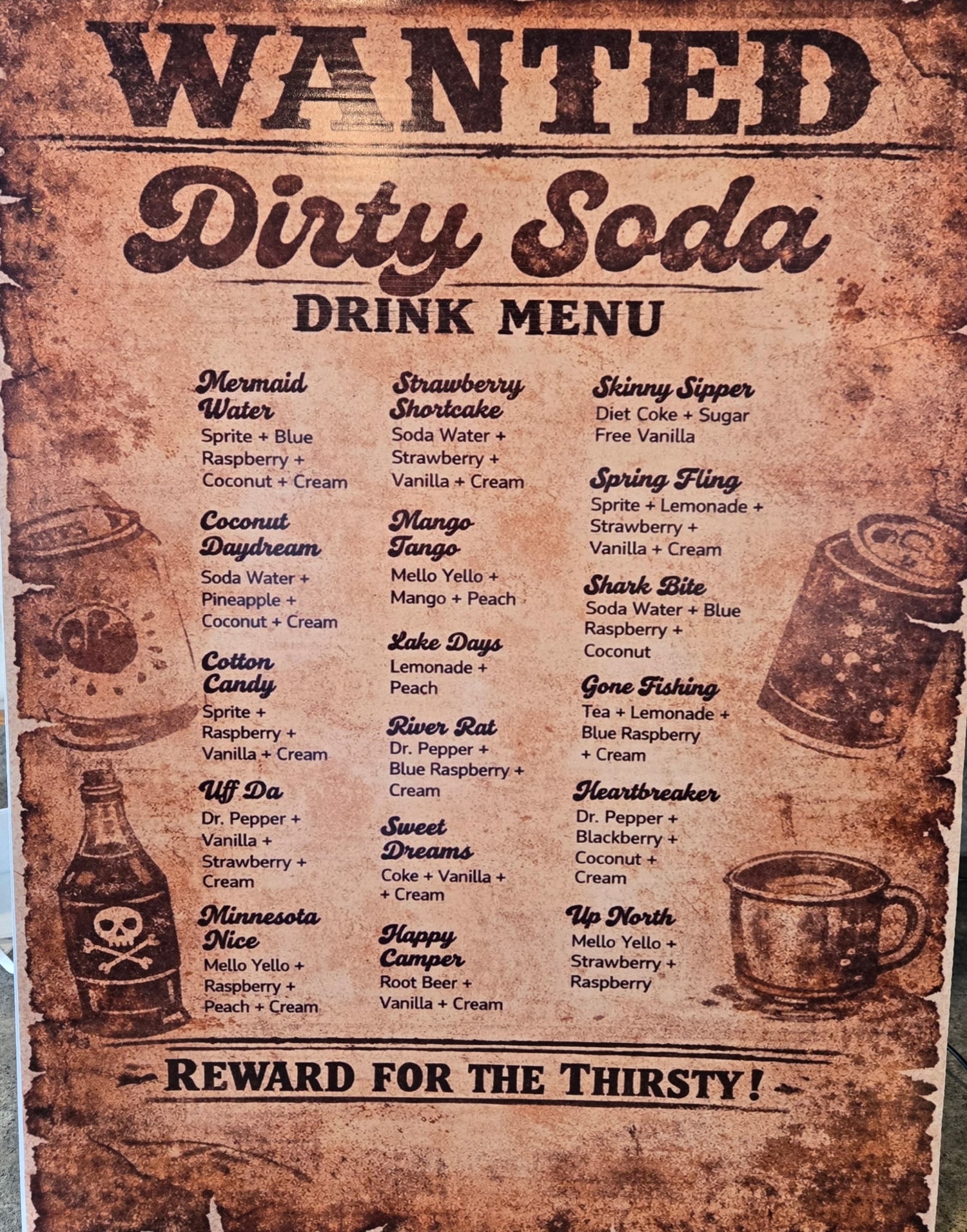 Let's talk dirt - Syrups, Bobas & Creamers