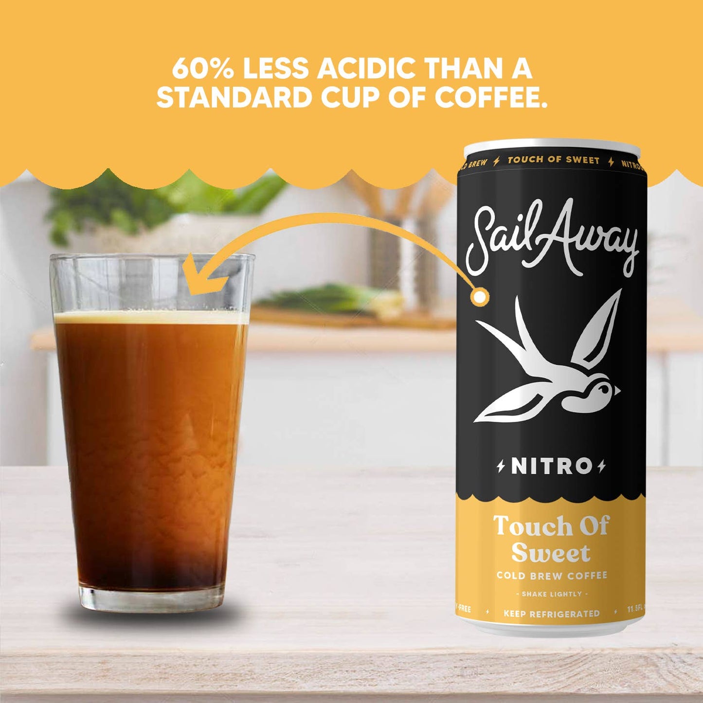 Cold Brew Coffee - Touch of Sweet 4-Pack