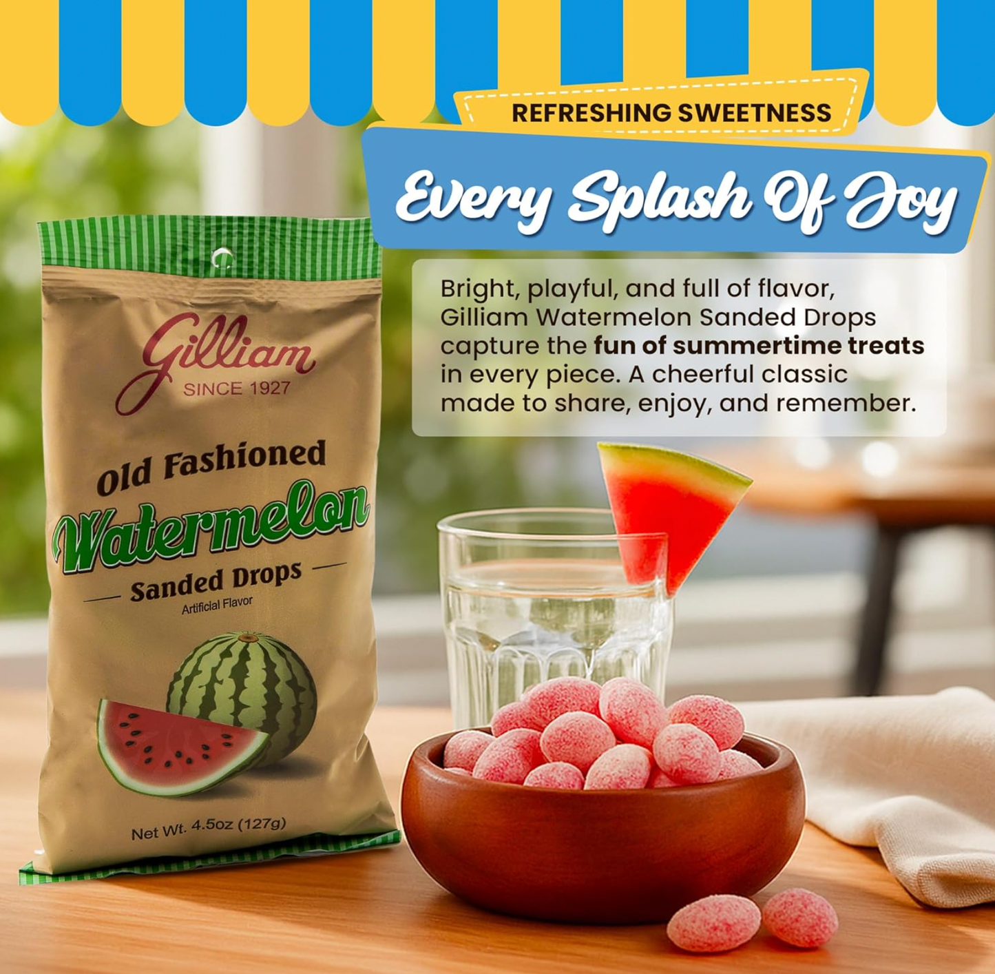 Gilliam Watermelon Drops 4.5oz