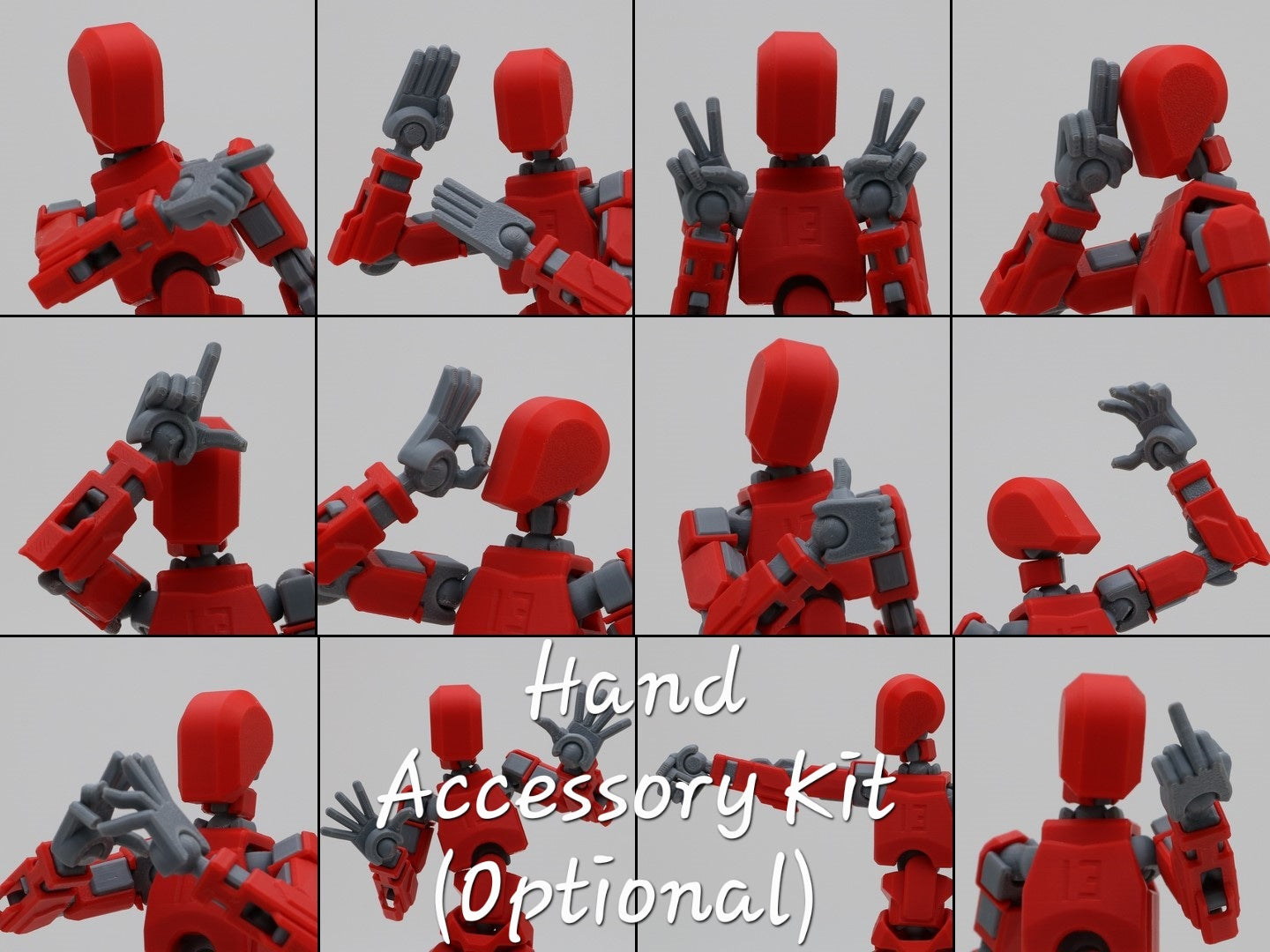 Dummy 13 3D Printed Crash Test Dummy (Kit-assembly required)