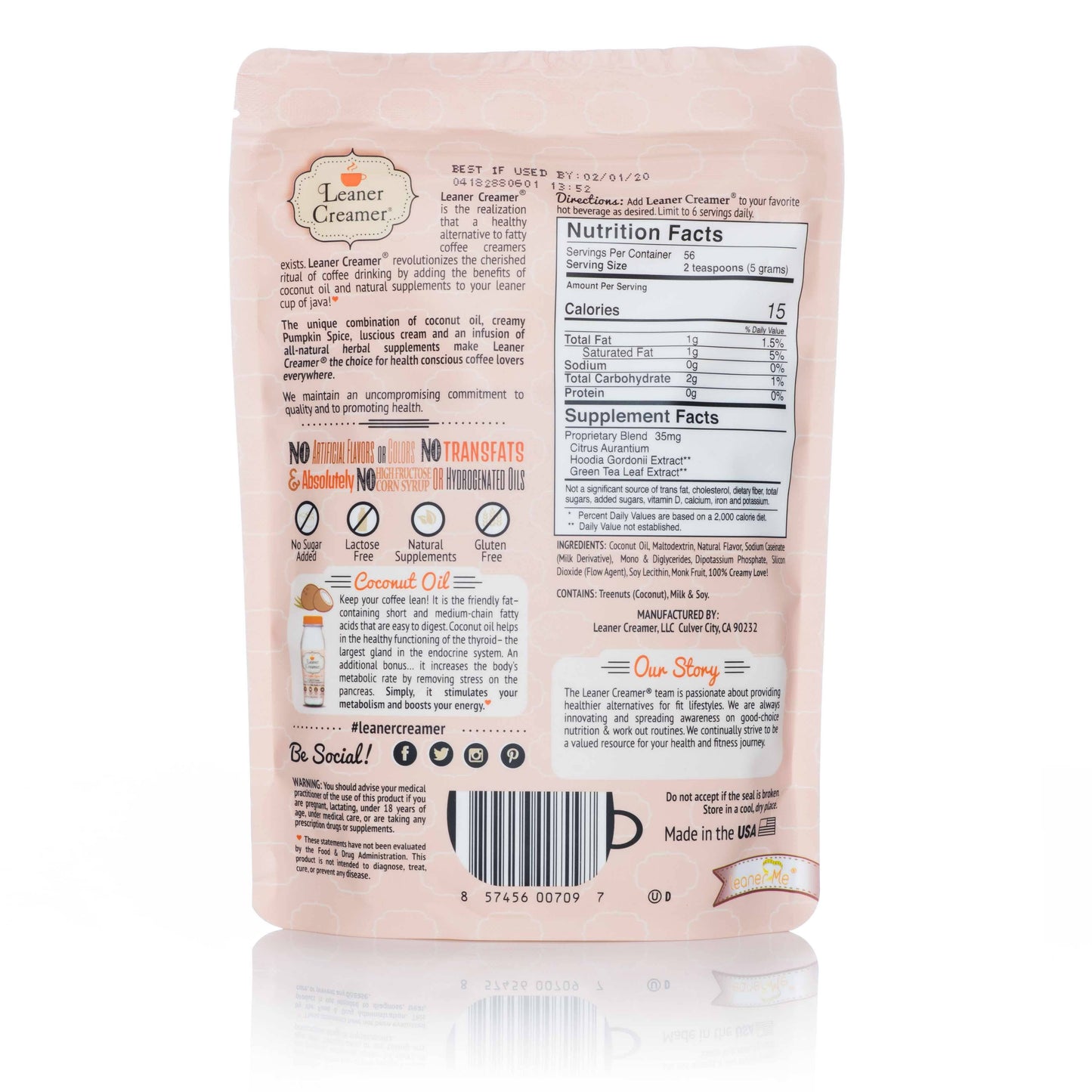 Pumpkin Spice Coffee Creamer – Seasonal Edition 9.8oz