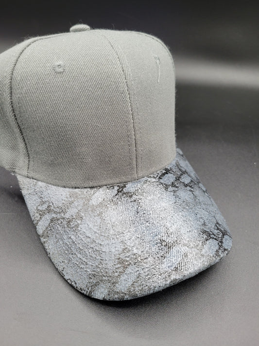 Dark grey dad cap with Shiva Snake foul