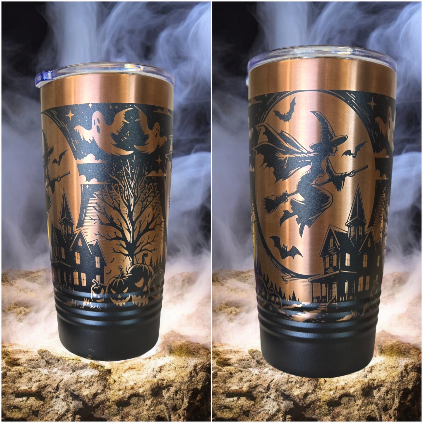 20oz Halloween Tumbler Copper (Full Wrap)