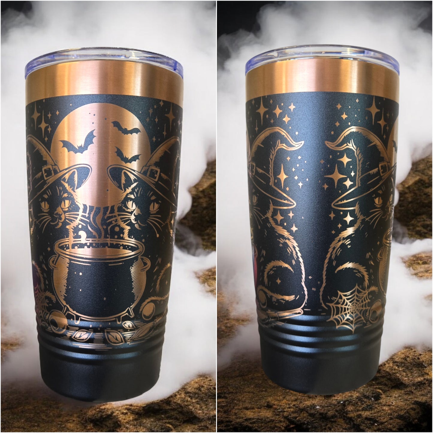 20oz Halloween Tumbler Copper (Full Wrap)