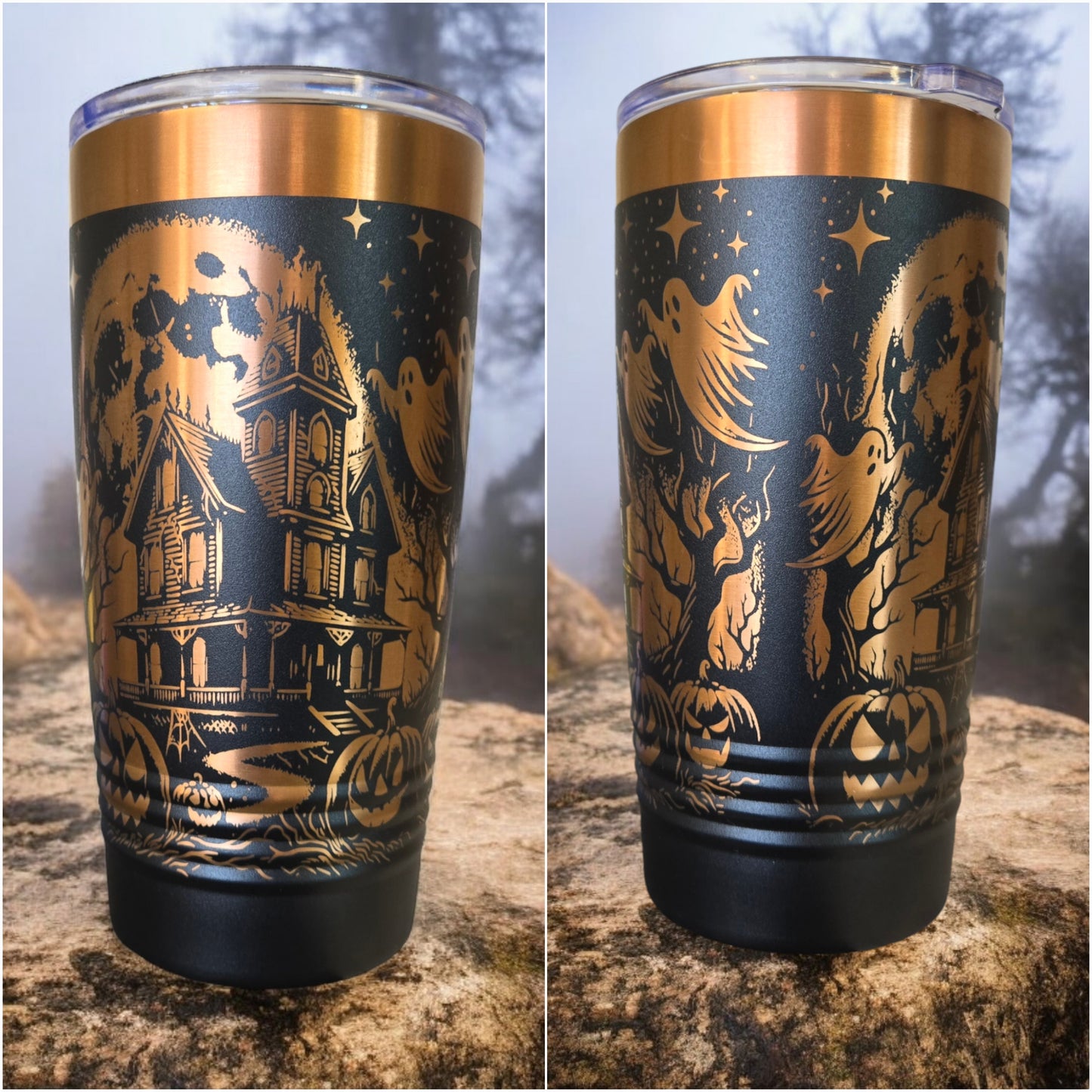 20oz Halloween Tumbler Copper (Full Wrap)