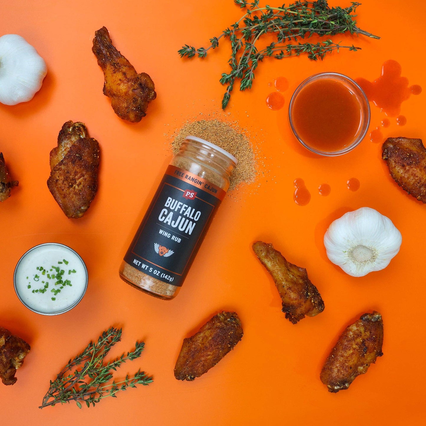 Buffalo Cajun Wing Rub 5oz