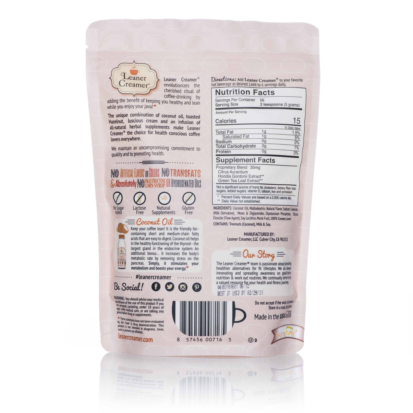Hazelnut Coffee Creamer 9.8oz