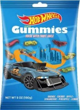 Hot Wheels Shaped Gummies, 5oz