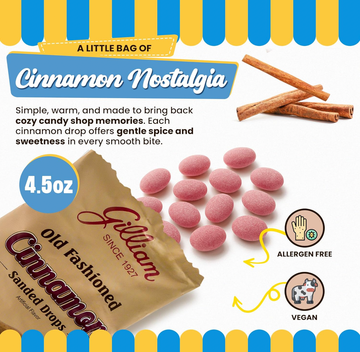 Gilliam Cinnamon Drops 4.5oz