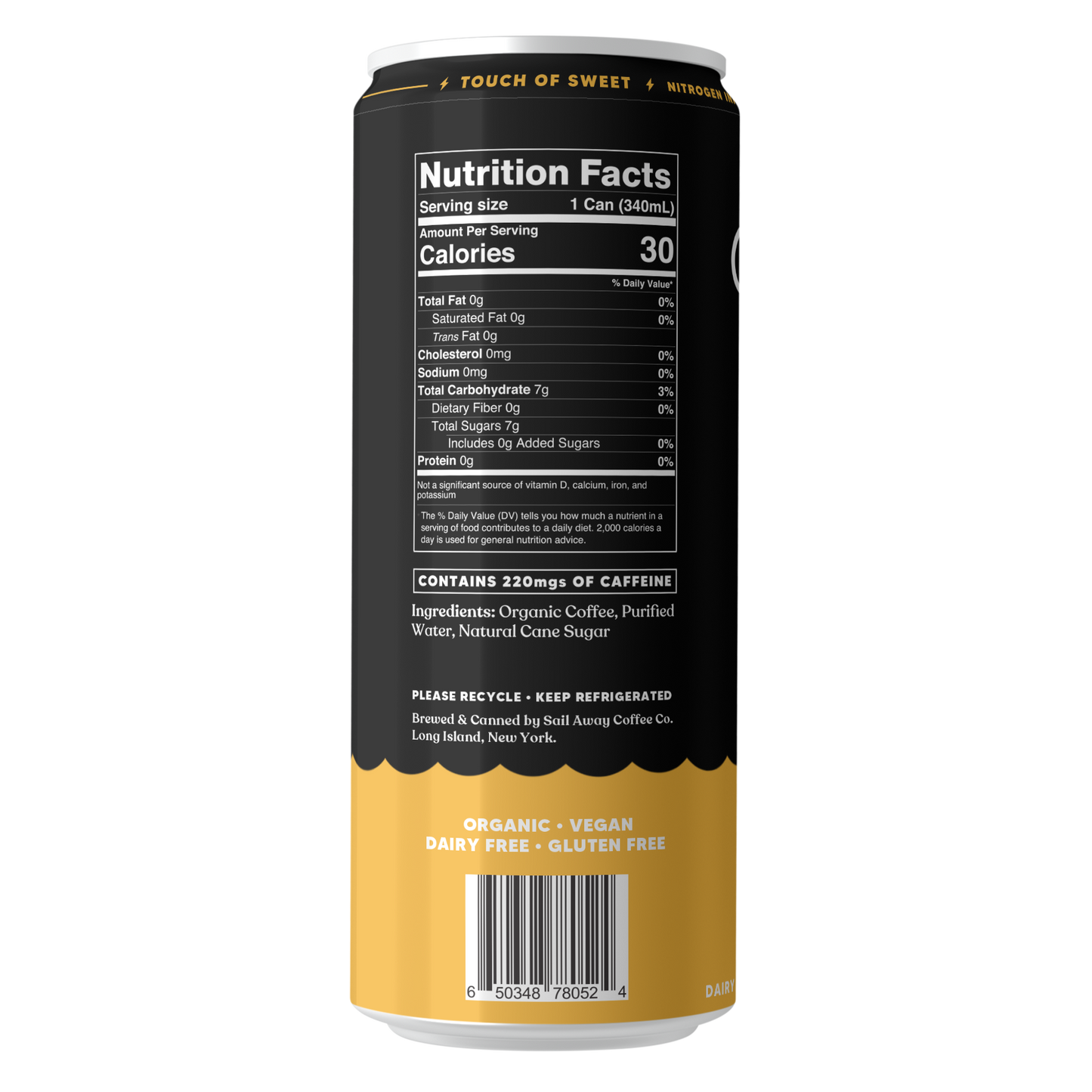 Cold Brew Coffee - Touch of Sweet 4-Pack