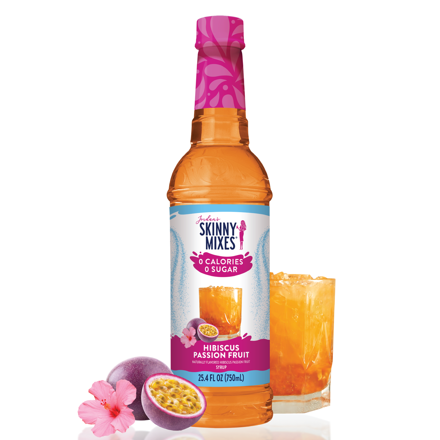 Sugar Free Hibiscus Passion Fruit Flavor Infusion Syrup