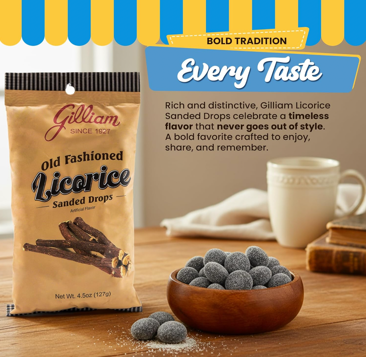 Gilliam Licorice Drops 4.5oz