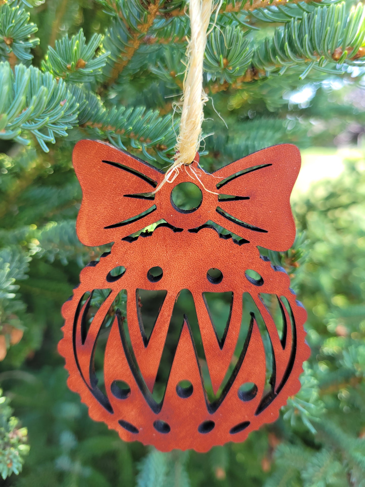 Moo-velous Bow-Topped Christmas Ornaments