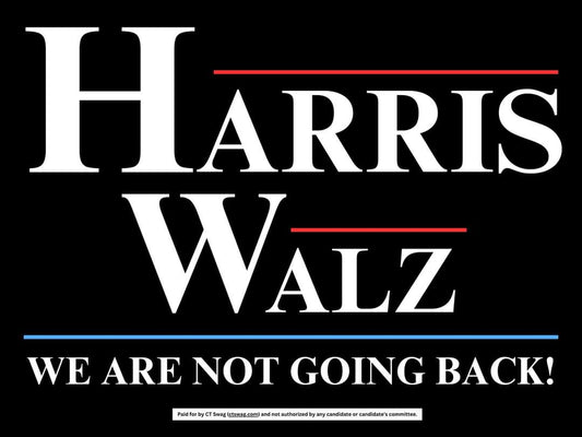 Harris-Walz Yard Sign