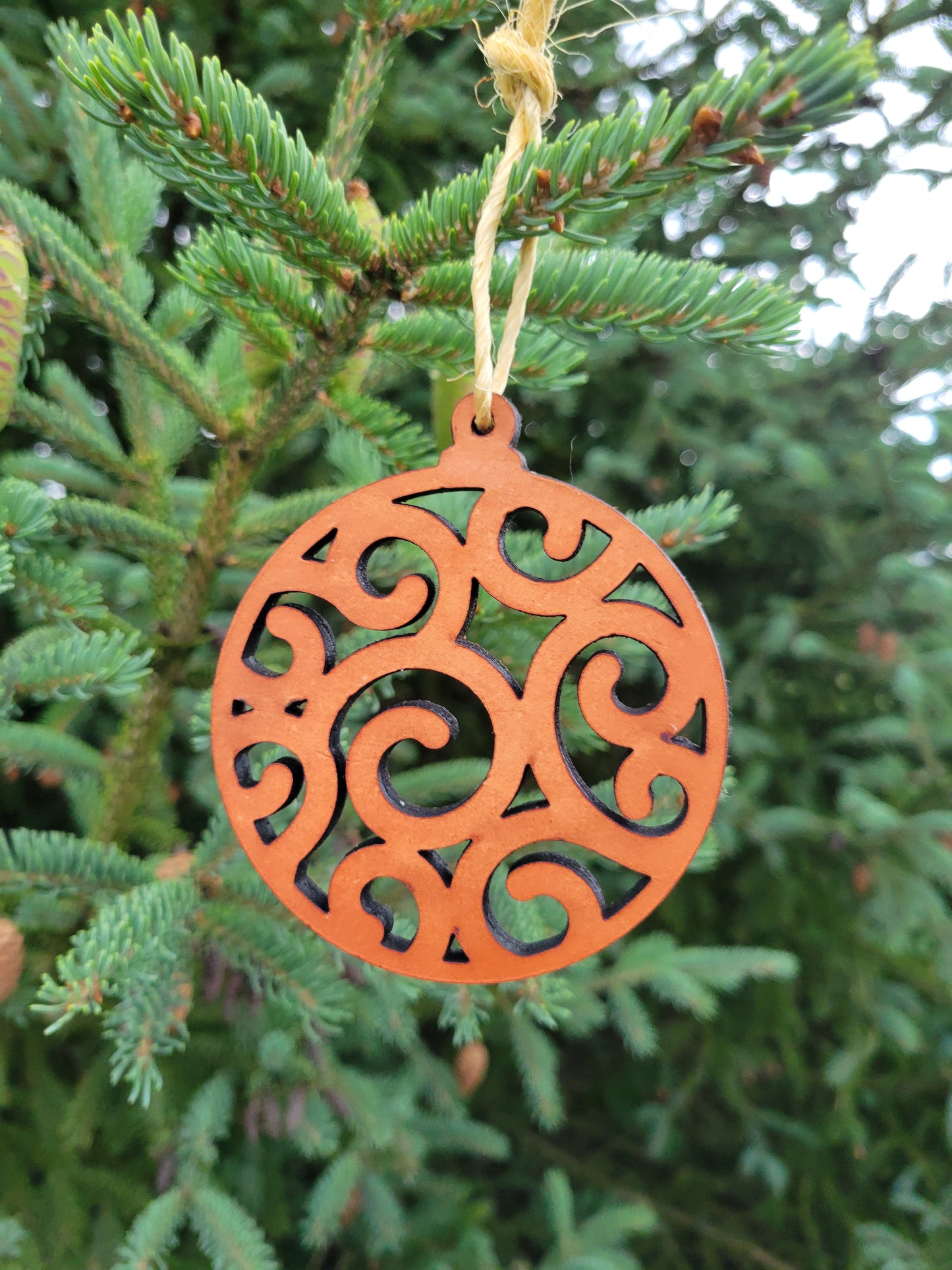 Moo-velous Geometric Christmas Ornaments