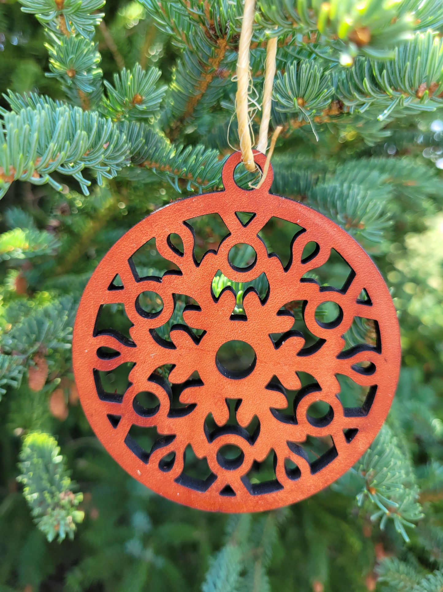 Moo-velous Geometric Christmas Ornaments