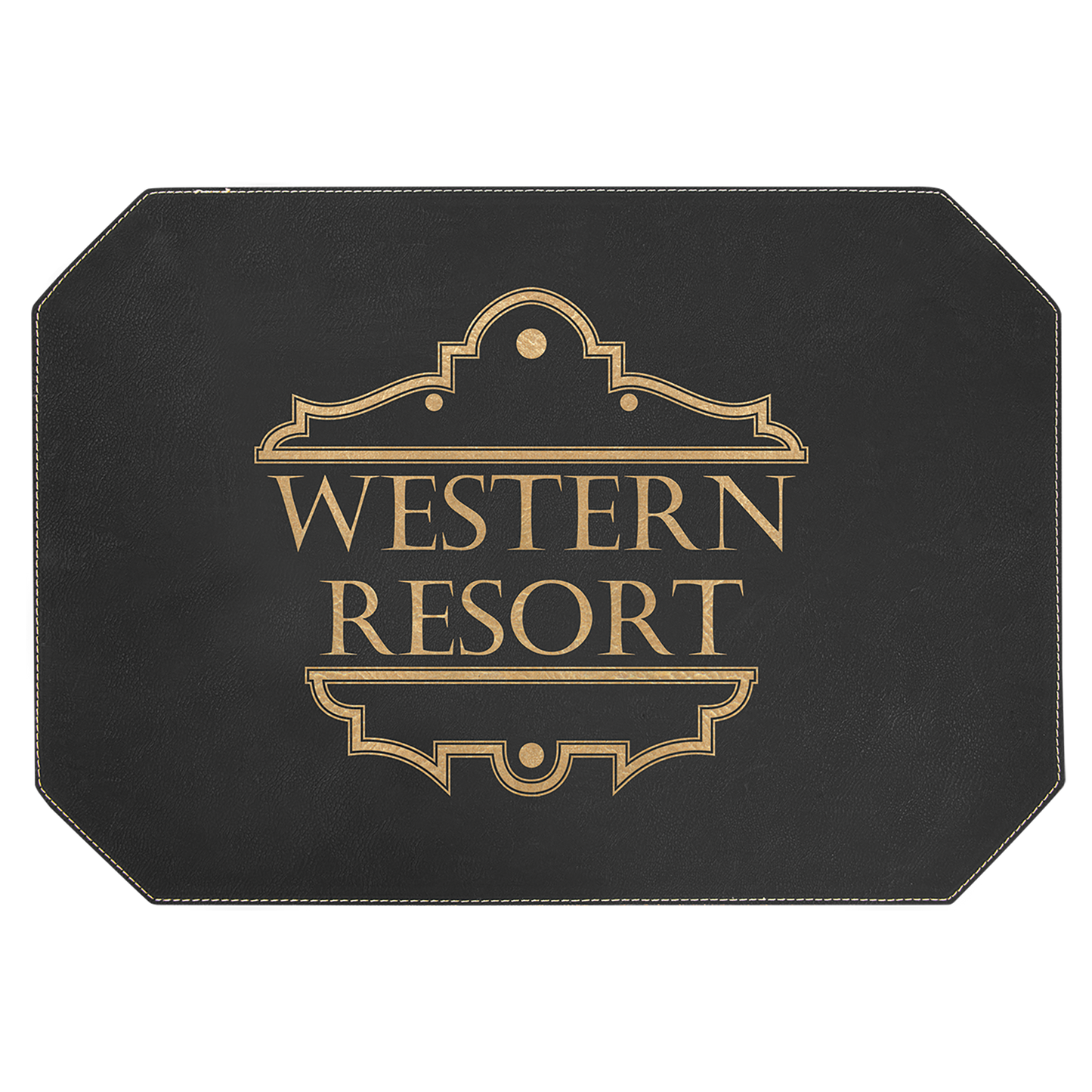 Custom Engraved Leatherette Placemat