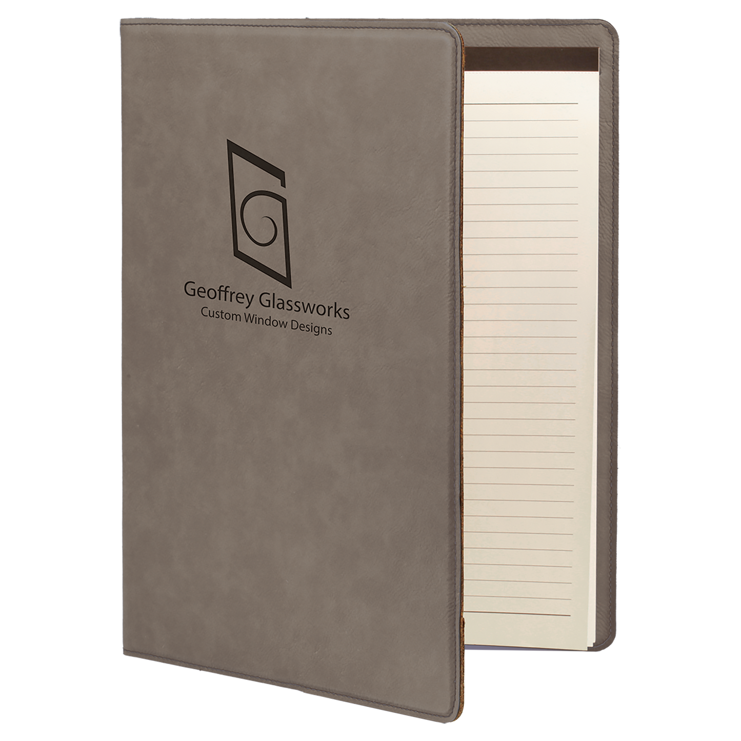 Custom Engraved Portfolio with Notebook 7" x 9"