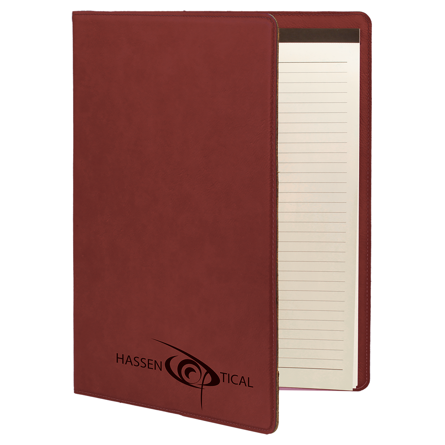 Custom Engraved Portfolio with Notebook 7" x 9"