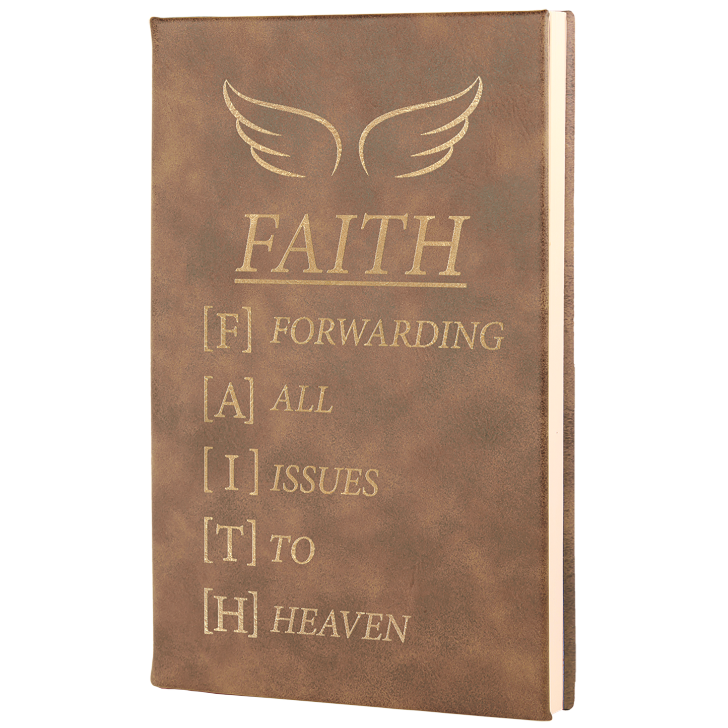 Custom Engraved Leatherette Journal 5.25" x 8.25"