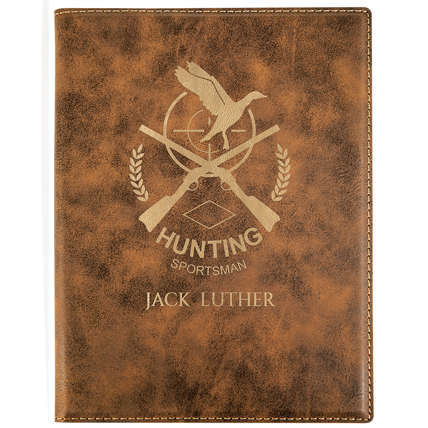 Custom Engraved Portfolio with Notebook 7" x 9"