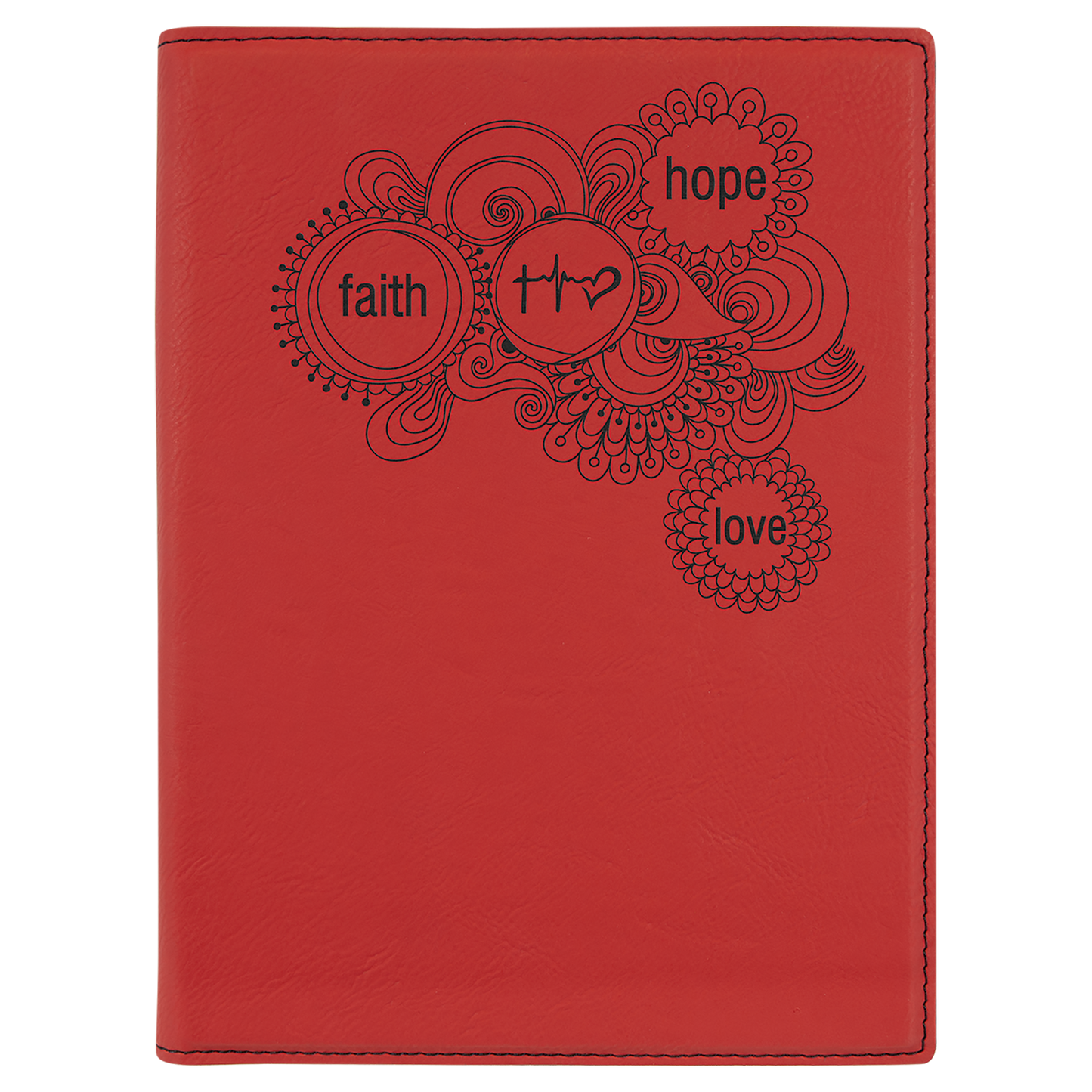 Custom Engraved Portfolio with Notebook 7" x 9"