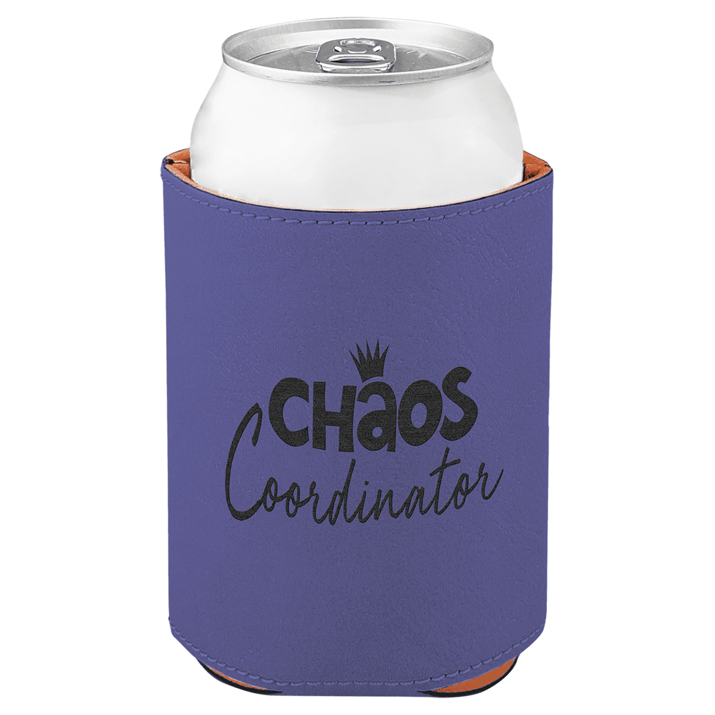 Custom Engraved Leatherette Beverage Holder "Koozie"