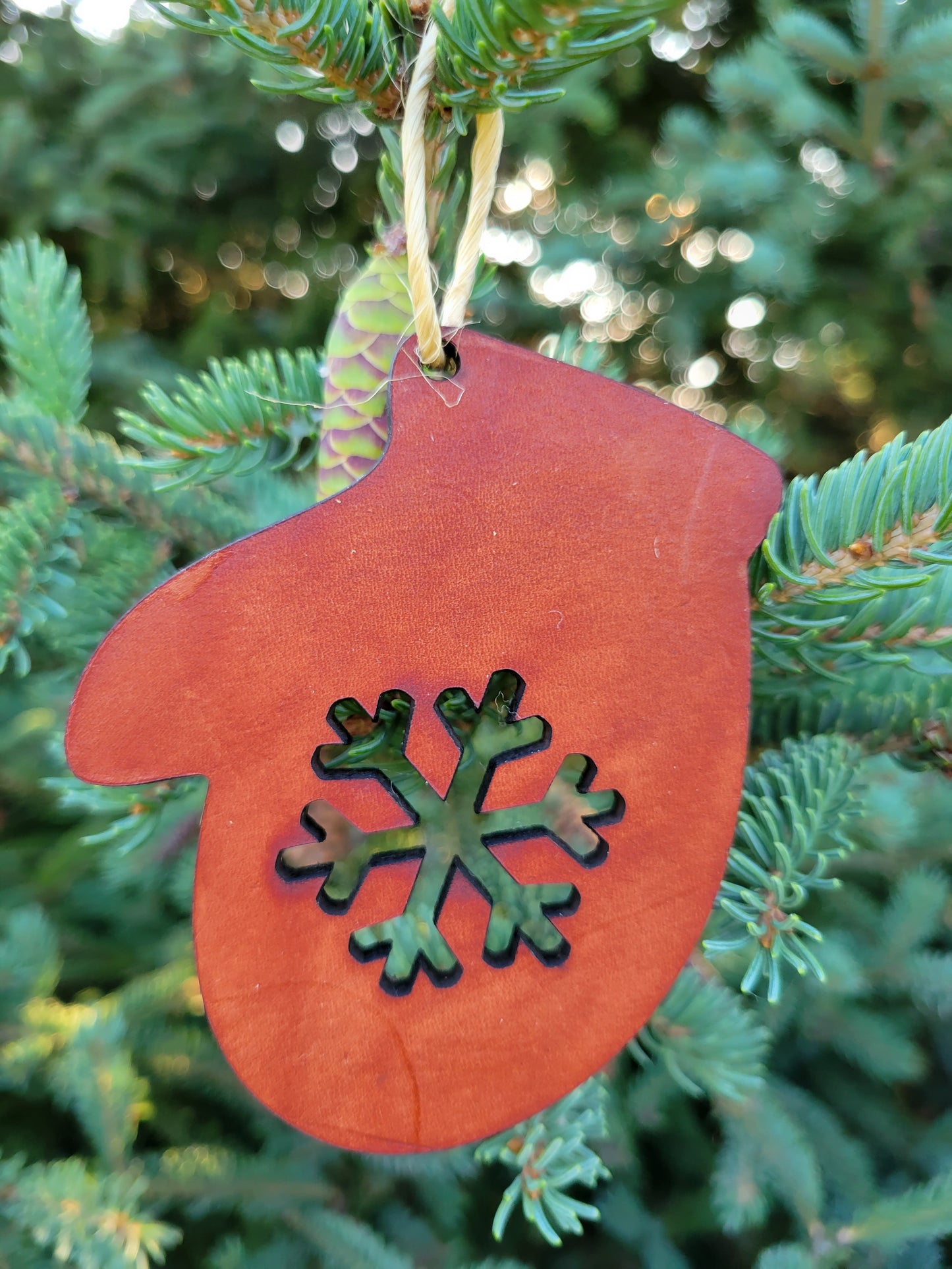 Moo-velous Mitten Themed Christmas Ornaments