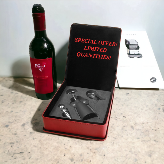 Custom Engraved 3-Piece Wine Tool Gift Set