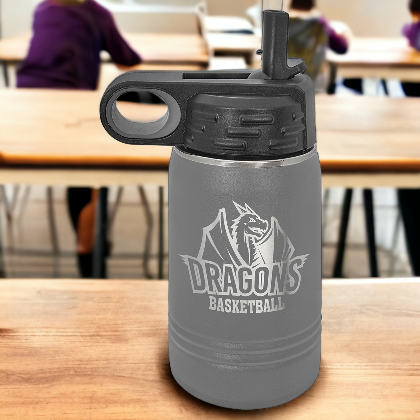 Custom Engraved 12oz Water Bottle Polar Camel Brand