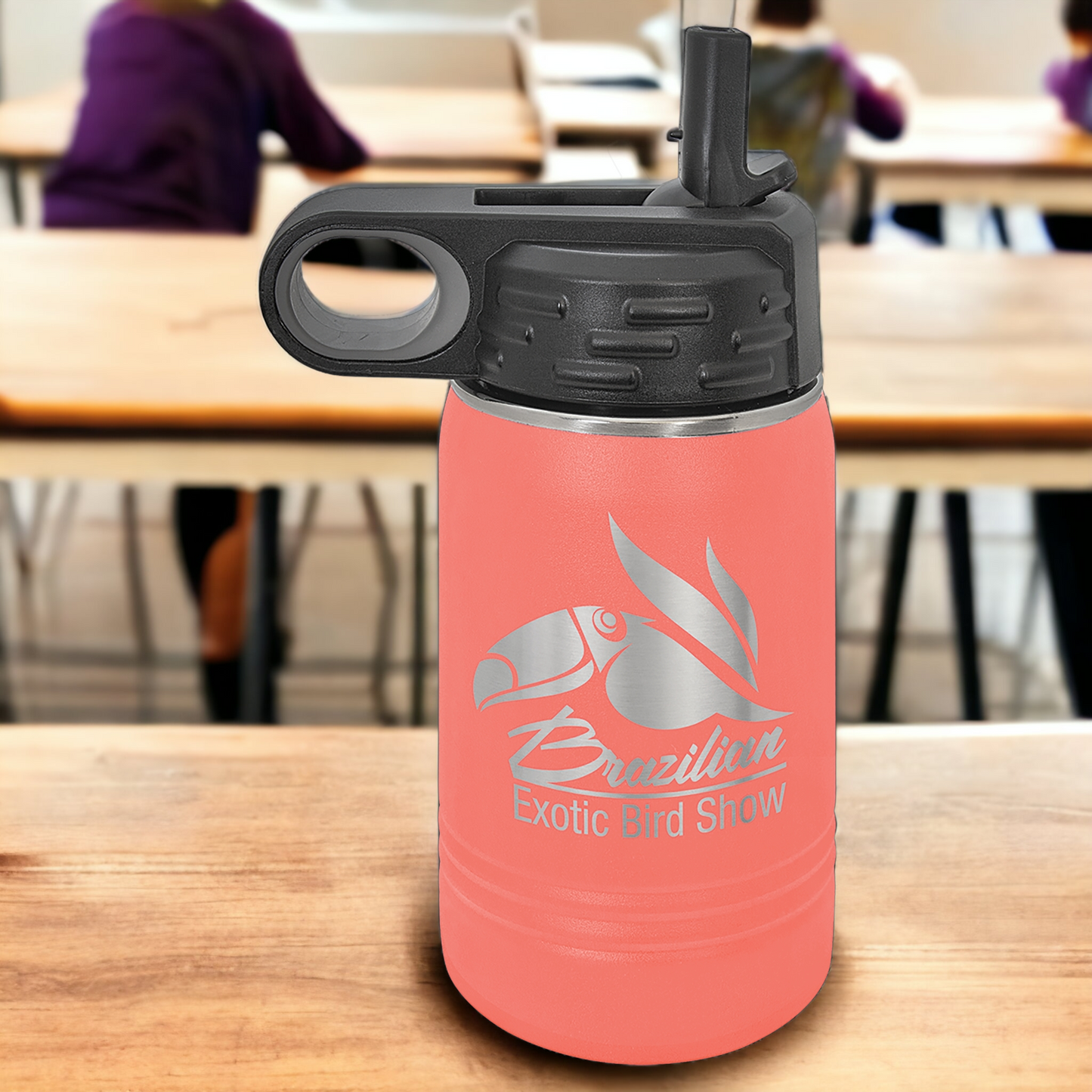 Custom Engraved 12oz Water Bottle Polar Camel Brand