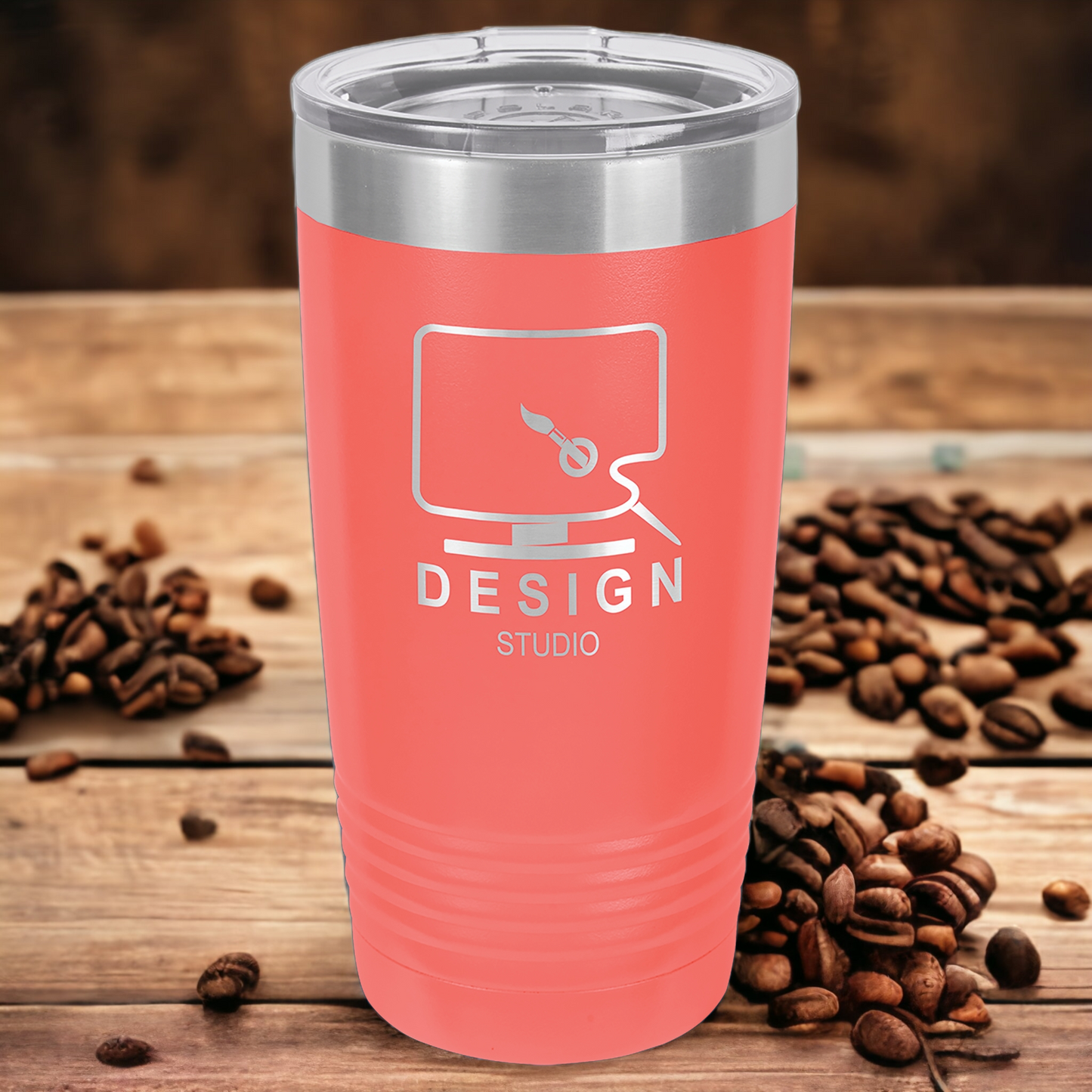 Custom Engraved 20oz Ringneck Tumbler, "Polar Camel" Brand