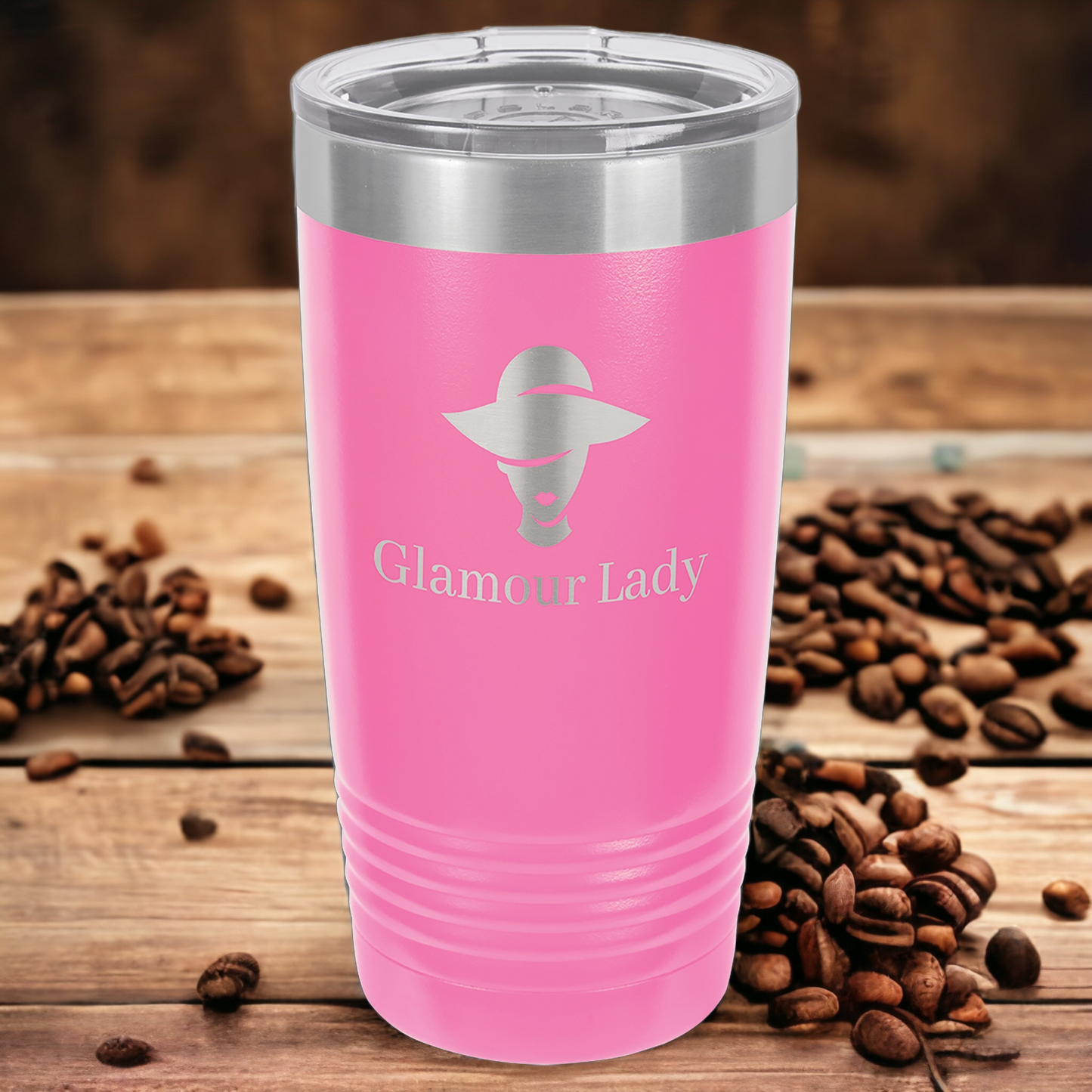 Custom Engraved 20oz Ringneck Tumbler, "Polar Camel" Brand