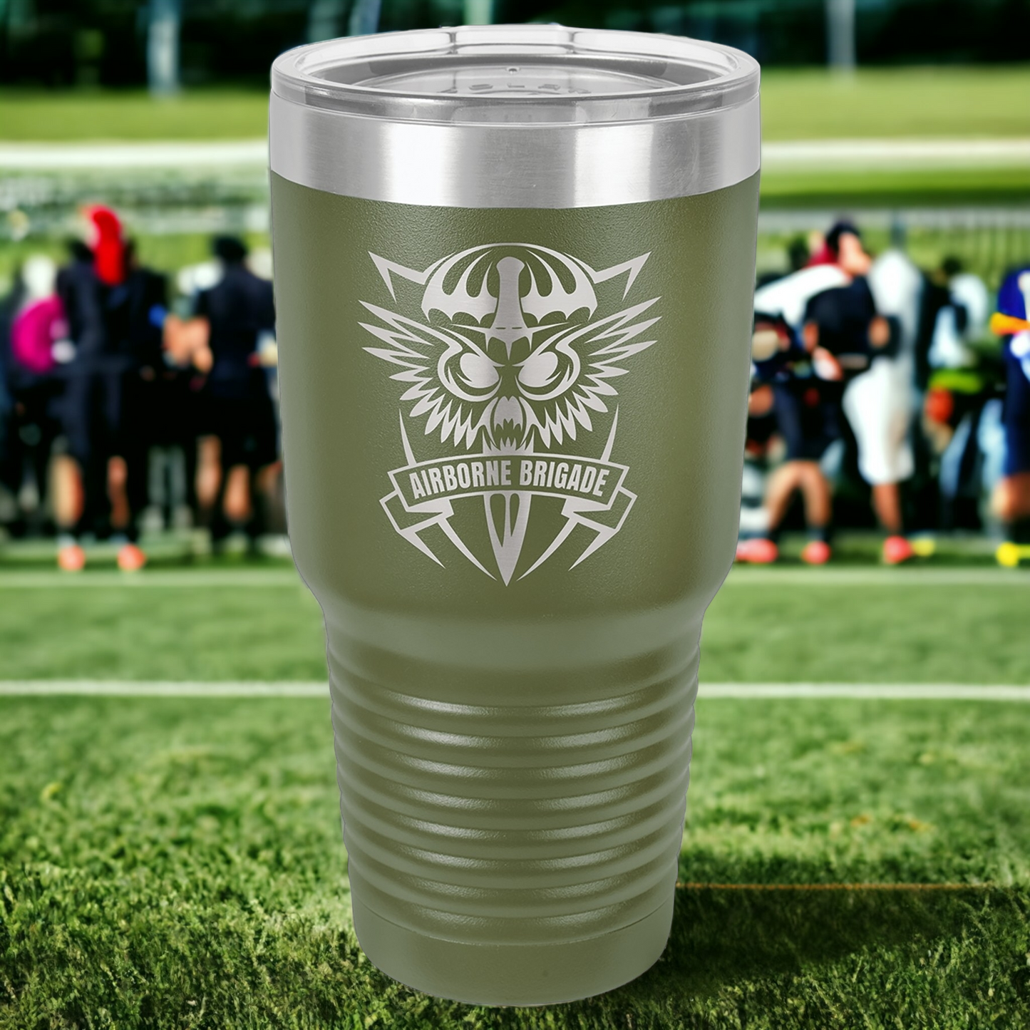 Custom Engraved 30oz Tumbler (Slider Lid), "Polar Camel" Brand