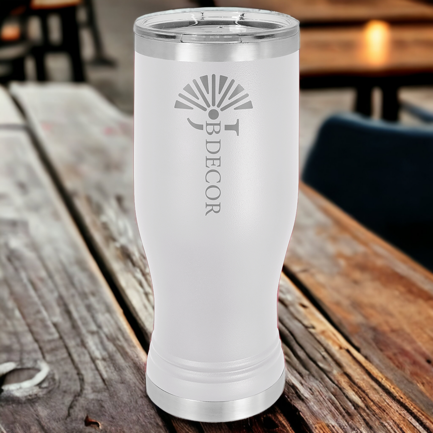 Custom Engraved 20oz Pilsner Tumbler, "Polar Camel" Brand