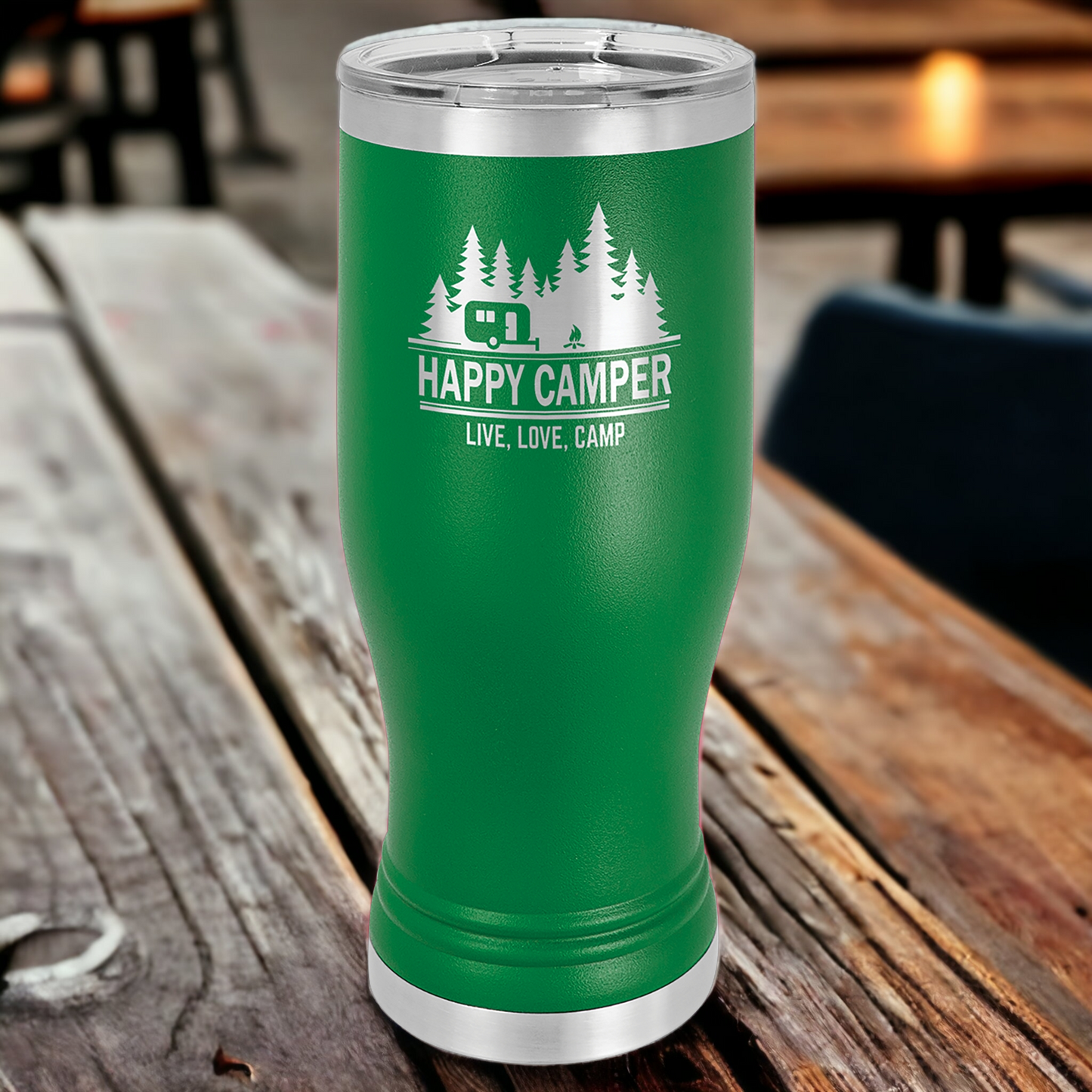 Custom Engraved 20oz Pilsner Tumbler, "Polar Camel" Brand