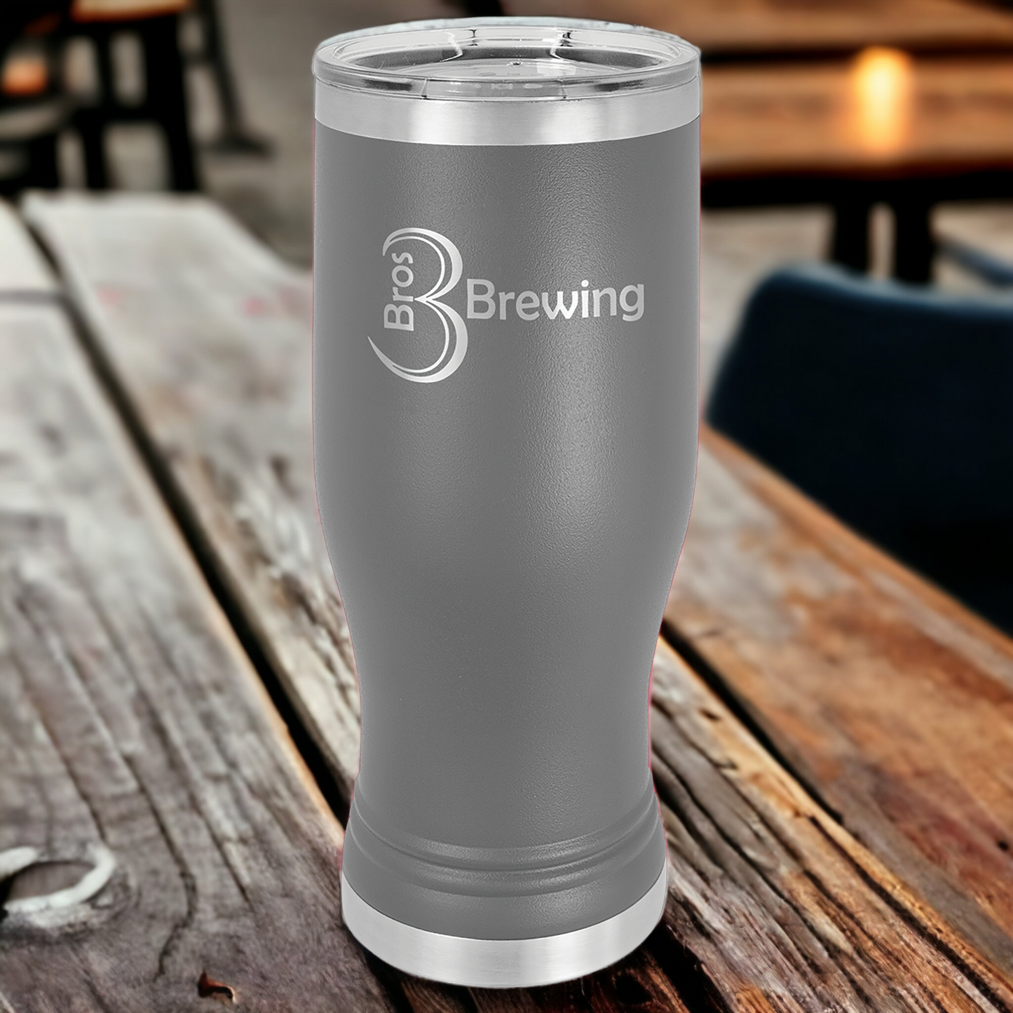 Custom Engraved 20oz Pilsner Tumbler, "Polar Camel" Brand