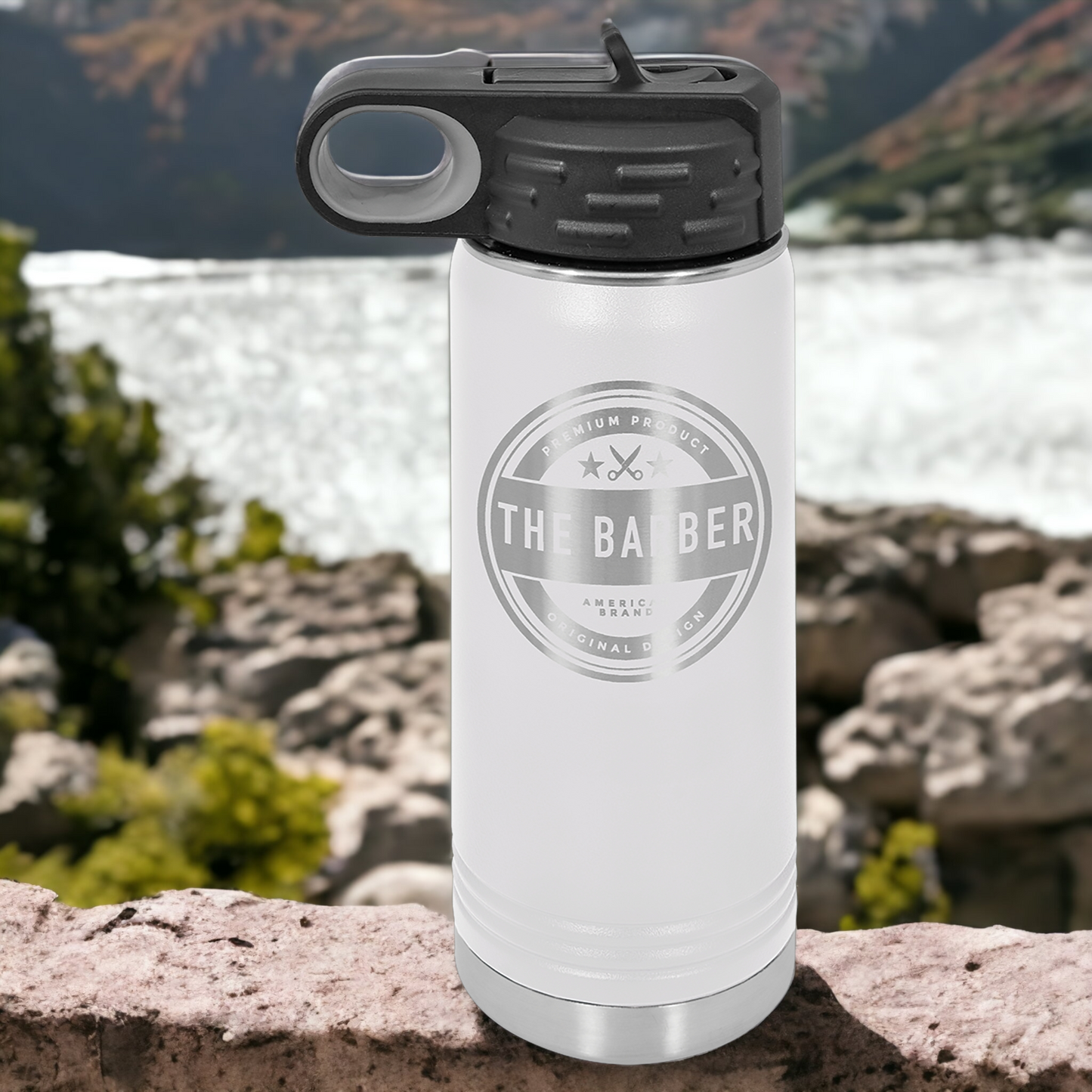 Custom Engraved 20oz Water Bottle Polar Camel Brand