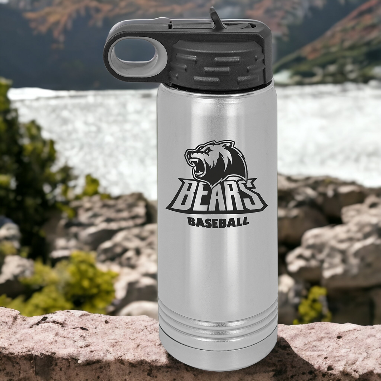 Custom Engraved 20oz Water Bottle Polar Camel Brand